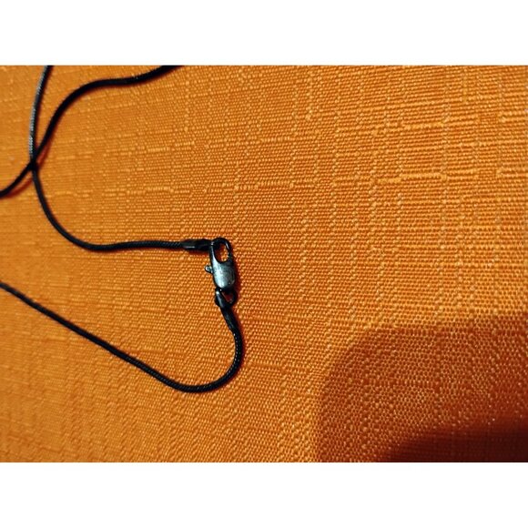 Jasper stone necklace on rope cord, small chip hobo naturalist looks handmade - Picture 7 of 8